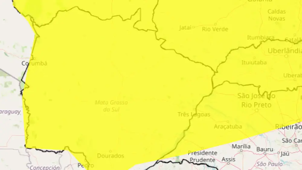Baixa umidade: 70 cidades de MS em alerta a partir de segunda