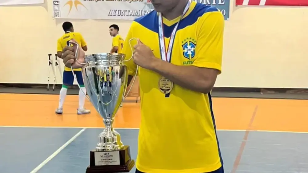 Campo-grandense brilha e é destaque no título mundial do Brasil no futsal sub-17