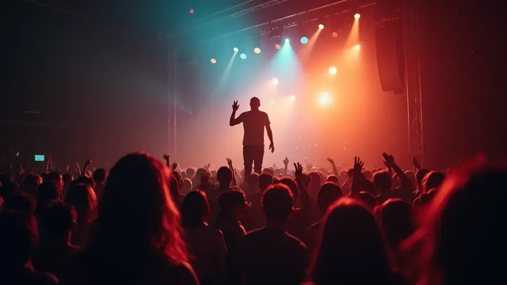 Como os filmes de shows ao vivo são gravados e produzidos
