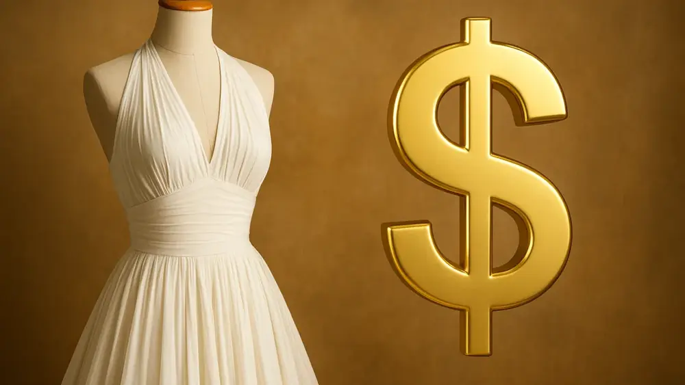 Vestido branco de Marilyn custou quanto?