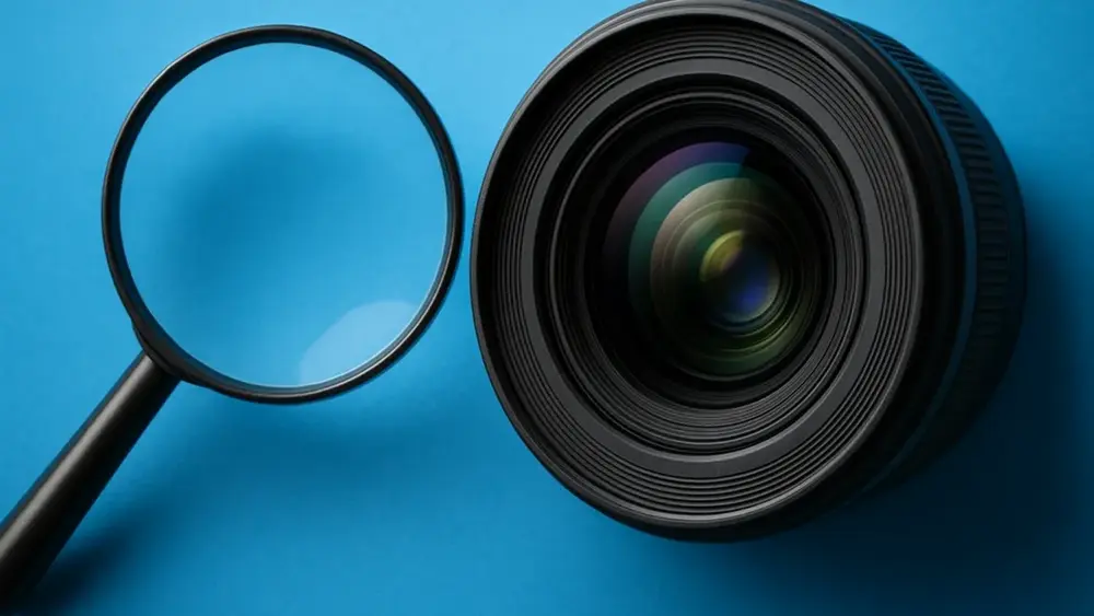 Zoom de câmera cria qual ilusão?